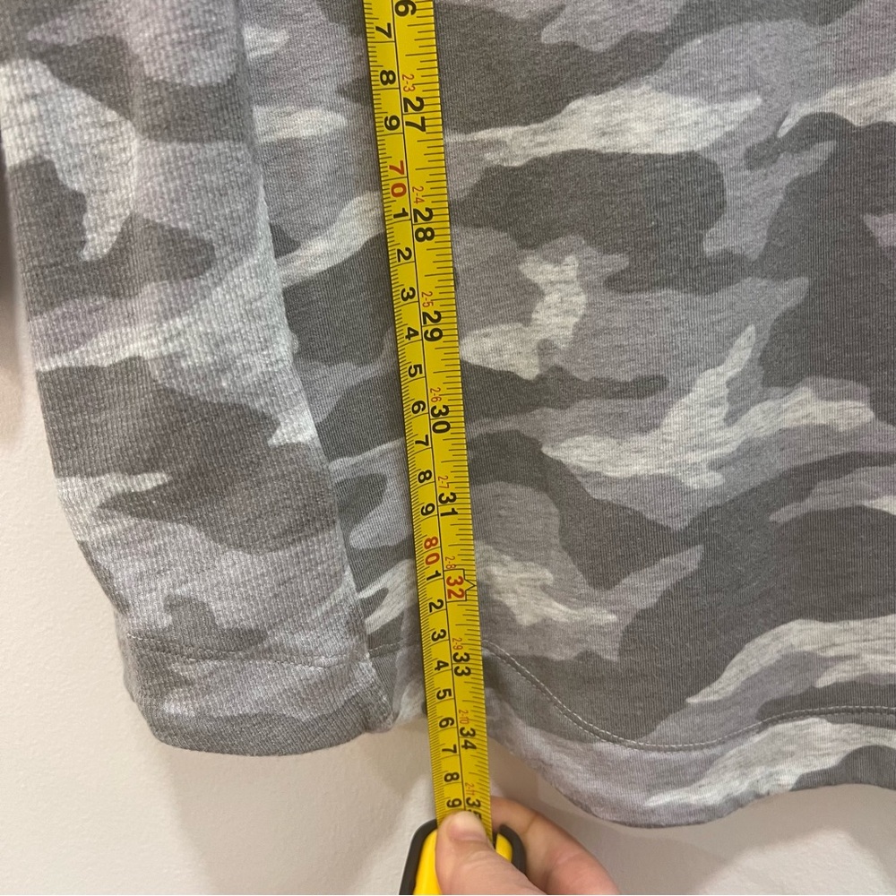 Athleta Balance Camo Luxe Sweatshirt Dress Athleisure Travel Long Sleeve, XS - Picture 10 of 11